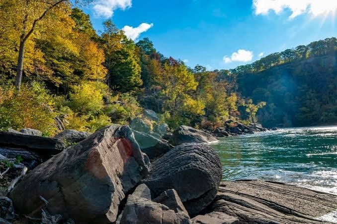 A trail through the Niagara Glen